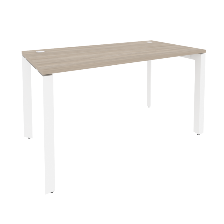 Onix Стол рабочий на П-образном м/к O.MP-SP-3.7 Дуб Аттик/Металл Белый 1380*720*750 Onix Стол рабочий на П-образном м/к O.MP-SP-3.7 Дуб Аттик/Металл Белый 1380*720*750