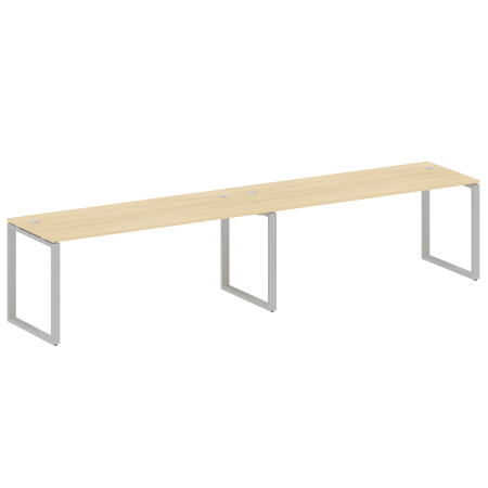 Metal System Рабочая станция на 2 места на О-образном м/к БО.СМ-2.5 Акация Лорка/Металл Серый 3600*720*750 Metal System Рабочая станция на 2 места на О-образном м/к БО.СМ-2.5 Акация Лорка/Металл Серый 3600*720*750