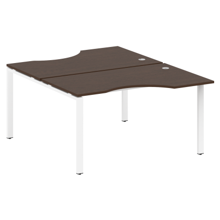 Metal System Рабочая станция криволинейная на П-образном м/к БП.РАС-СА-2.2 Венге Цаво/Металл Белый 1400*1835*750 Metal System Рабочая станция криволинейная на П-образном м/к БП.РАС-СА-2.2 Венге Цаво/Металл Белый 1400*1835*750