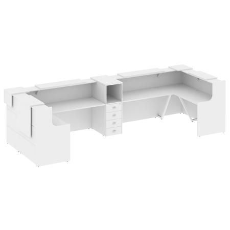 Onix Ресепшн O.R-K-37 Белый Бриллиант 4714*1768*1187 Onix Ресепшн O.R-K-37 Белый Бриллиант 4714*1768*1187