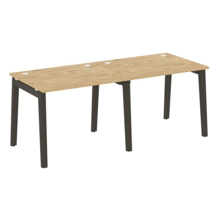 Onix Wood Рабочая станция OW.RS-2.1.8 Тиквуд Светлый/Дуб Темный/Металл Антрацит 1960*800*750 Onix Wood Рабочая станция OW.RS-2.1.8 Тиквуд Светлый/Дуб Темный/Металл Антрацит 1960*800*750