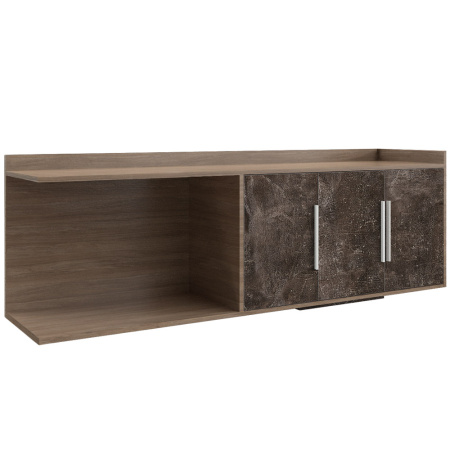 B-tone BTN36120042 Тумба большая 1830x450x640 Дуб Урбан бетон темный