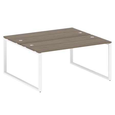 Metal System Рабочая станция на О-образном м/к БО.РАС-СП-2.4 Вяз Благородный/Металл Белый 1600*1475*750 Metal System Рабочая станция на О-образном м/к БО.РАС-СП-2.4 Вяз Благородный/Металл Белый 1600*1475*750