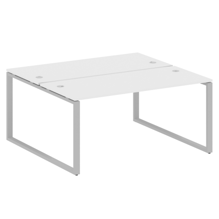 Metal System Рабочая станция на О-образном м/к БО.РАС-СП-2.4 Белый/Металл Серый 1600*1475*750 Metal System Рабочая станция на О-образном м/к БО.РАС-СП-2.4 Белый/Металл Серый 1600*1475*750