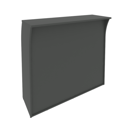 Riva Стойка ресепшн А.РС-2 Антрацит 1244*506*1150