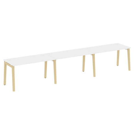 Onix Wood Рабочая станция OW.RS-3.3.7 Белый Бриллиант/Дуб Светлый/Металл Белый 4140*720*750 Onix Wood Рабочая станция OW.RS-3.3.7 Белый Бриллиант/Дуб Светлый/Металл Белый 4140*720*750