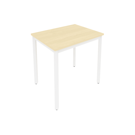Slim Стол письменный на металлокаркасе С.СП-2.1 Клен/Металл Белый 780*600*750 Slim Стол письменный на металлокаркасе С.СП-2.1 Клен/Металл Белый 780*600*750