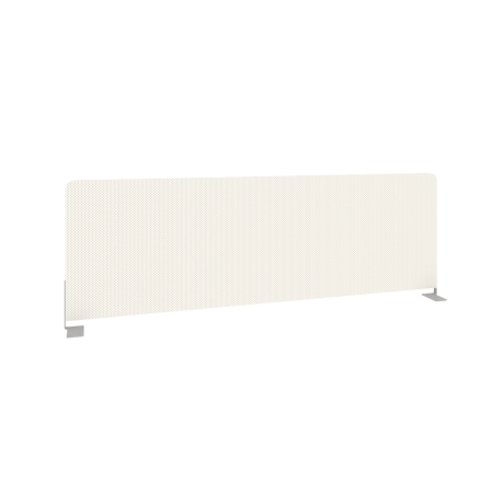 Metal System Экран тканевый боковой Б.ТЭКР-120 Белый/Металл Серый 1200*390*22