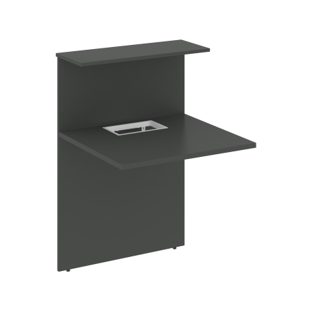 Onix Модуль прямой высокий 780 с лючком для монитора O.R-MP.V-78C Антрацит 780*736*1160 Onix Модуль прямой высокий 780 с лючком для монитора O.R-MP.V-78C Антрацит 780*736*1160