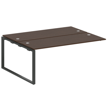 Metal System Проходной элемент рабочей станции на О-образном м/к БО.ПРС-СП-2.5 Венге Цаво/Металл Антрацит 1800*1475*750 Metal System Проходной элемент рабочей станции на О-образном м/к БО.ПРС-СП-2.5 Венге Цаво/Металл Антрацит 1800*1475*750