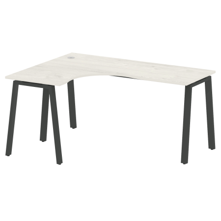 Metal System Стол криволинейный левый на А-образном м/к БА.СА-4 (L) Дуб Наварра/Металл Антрацит 1600*1200*750 Metal System Стол криволинейный левый на А-образном м/к БА.СА-4 (L) Дуб Наварра/Металл Антрацит 1600*1200*750