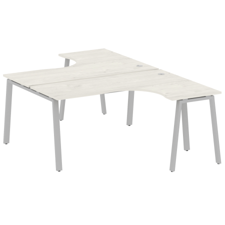 Metal System Рабочая станция криволинейная на А-образном м/к БА.РАС-СА-2.4 Дуб Наварра/Металл Серый 1600*2435*750 Metal System Рабочая станция криволинейная на А-образном м/к БА.РАС-СА-2.4 Дуб Наварра/Металл Серый 1600*2435*750