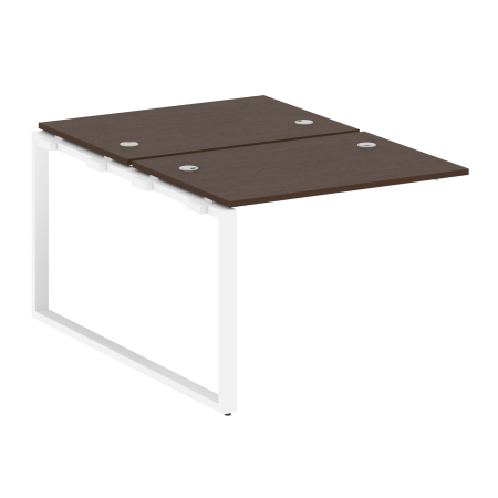 Metal System Проходной элемент рабочей станции на О-образном м/к БО.ПРС-СП-2.1 Венге Цаво/Металл Белый 1000*1475*750 Metal System Проходной элемент рабочей станции на О-образном м/к БО.ПРС-СП-2.1 Венге Цаво/Металл Белый 1000*1475*750