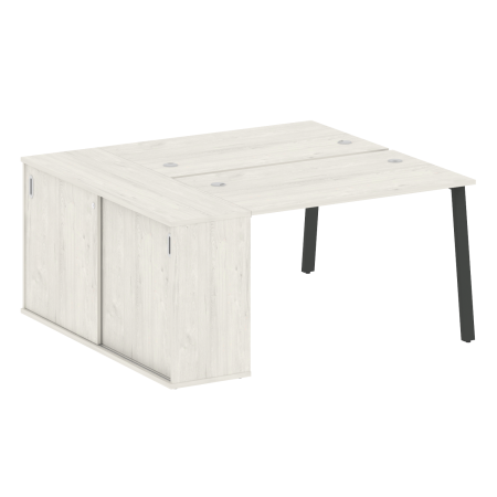 Metal System Рабочая станция с шкафом-купе на А-образном м/к БА.РС-СШК-1.2 Т Дуб Наварра/Металл Антрацит 1610*1475*750 Metal System Рабочая станция с шкафом-купе на А-образном м/к БА.РС-СШК-1.2 Т Дуб Наварра/Металл Антрацит 1610*1475*750