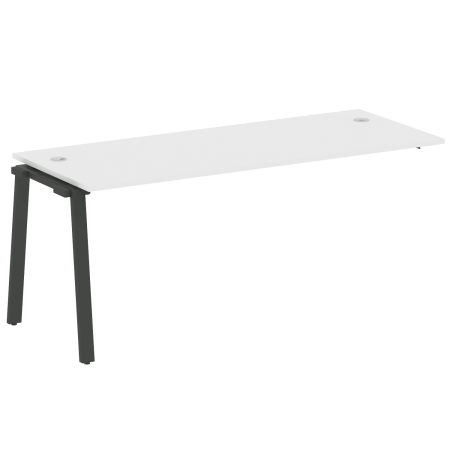 Metal System Проходной элемент рабочей станции на А-образном м/к БА.ПРС-СП-1.5 Белый/Металл Антрацит 1800*720*750 Metal System Проходной элемент рабочей станции на А-образном м/к БА.ПРС-СП-1.5 Белый/Металл Антрацит 1800*720*750