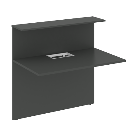 Onix Модуль прямой высокий 1180 с лючком для монитора O.R-MP.V-118C Антрацит 1180*736*1160 Onix Модуль прямой высокий 1180 с лючком для монитора O.R-MP.V-118C Антрацит 1180*736*1160