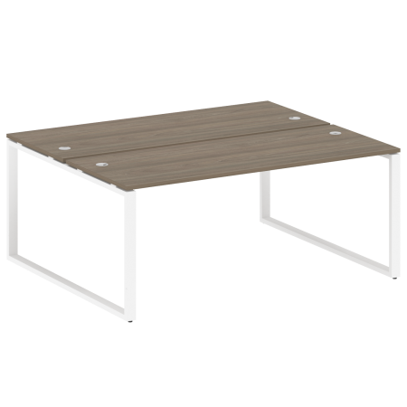 Metal System Рабочая станция на О-образном м/к БО.РАС-СП-2.5 Вяз Благородный/Металл Белый 1800*1475*750 Metal System Рабочая станция на О-образном м/к БО.РАС-СП-2.5 Вяз Благородный/Металл Белый 1800*1475*750