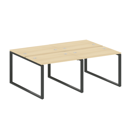 Metal System Рабочая станция на 4 места на О-образном м/к БО.СМ-4.1 Акация Лорка/Металл Антрацит 2000*1475*750 Metal System Рабочая станция на 4 места на О-образном м/к БО.СМ-4.1 Акация Лорка/Металл Антрацит 2000*1475*750