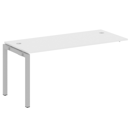 Metal System Quattro Проходной элемент рабочей станции на П-образном м/к 50БП.ПРС-СП-1.4 Белый/Металл Серый 1600*720*750 Metal System Quattro Проходной элемент рабочей станции на П-образном м/к 50БП.ПРС-СП-1.4 Белый/Металл Серый 1600*720*750