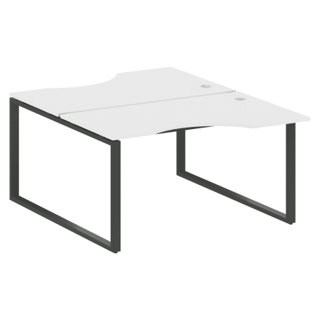 Metal System Рабочая станция криволинейная на О-образном м/к БО.РАС-СА-2.2 Белый/Металл Антрацит 1400*1835*750 Metal System Рабочая станция криволинейная на О-образном м/к БО.РАС-СА-2.2 Белый/Металл Антрацит 1400*1835*750