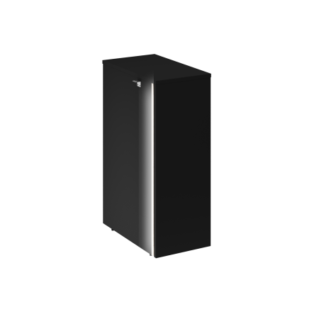 Onix Тумба с подсветкой 4 ящика проходная, средняя O.R-TV-4.S Дуб Аттик/Антрацит 436*767*1185