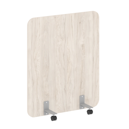 R-line Перегородка на металлических опорах, на роликах DP.R-100-120 Денвер Светлый/Металл Серый 1000*18*1200 R-line Перегородка на металлических опорах, на роликах DP.R-100-120 Денвер Светлый/Металл Серый 1000*18*1200