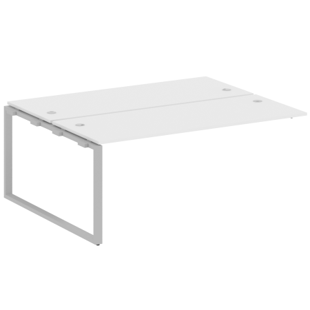 Metal System Проходной элемент рабочей станции на О-образном м/к БО.ПРС-СП-2.5 Белый/Металл Серый 1800*1475*750 Metal System Проходной элемент рабочей станции на О-образном м/к БО.ПРС-СП-2.5 Белый/Металл Серый 1800*1475*750