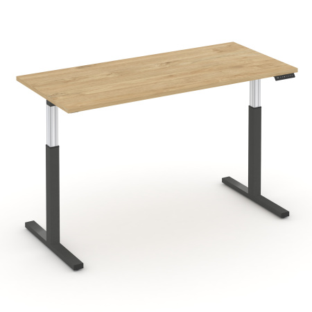 Move up Стол электроподъемный MV.SE-4.7 Тиквуд Светлый/Металл Антрацит 1580*720*720-1190