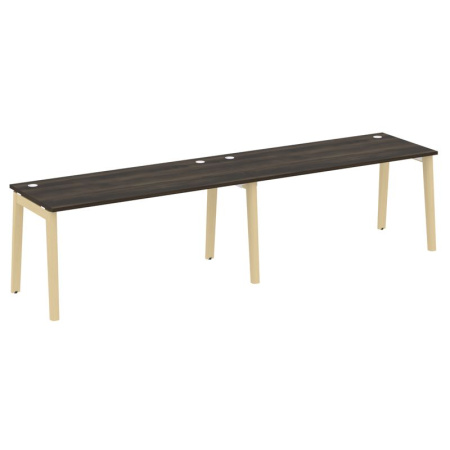 Onix Wood Рабочая станция OW.RS-2.4.7 Дуб Мали/Дуб Светлый/Металл Белый 3160*720*750 Onix Wood Рабочая станция OW.RS-2.4.7 Дуб Мали/Дуб Светлый/Металл Белый 3160*720*750