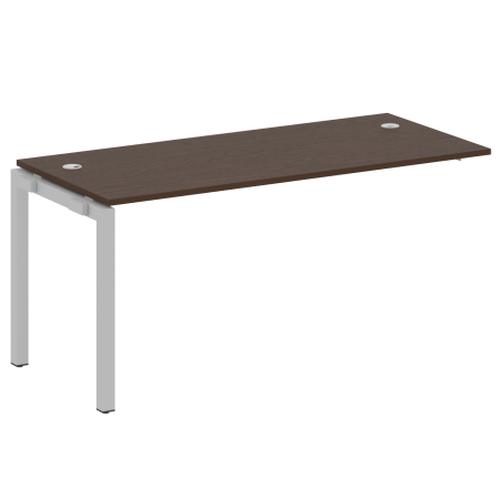 Metal System Quattro Проходной элемент рабочей станции на П-образном м/к 50БП.ПРС-СП-1.4 Венге Цаво/Металл Серый 1600*720*750 Metal System Quattro Проходной элемент рабочей станции на П-образном м/к 50БП.ПРС-СП-1.4 Венге Цаво/Металл Серый 1600*720*750