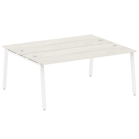 Metal System Рабочая станция на А-образном м/к БА.РАС-СП-2.5 Дуб Наварра/Металл Белый 1800*1475*750 Metal System Рабочая станция на А-образном м/к БА.РАС-СП-2.5 Дуб Наварра/Металл Белый 1800*1475*750