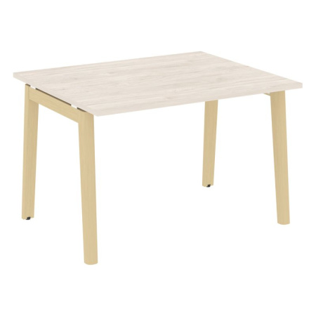 Onix Wood Стол переговорный (1 столешница) OW.PRG-1.2 Денвер Светлый/Дуб Светлый/Металл Белый 1180*980*750 Onix Wood Стол переговорный (1 столешница) OW.PRG-1.2 Денвер Светлый/Дуб Светлый/Металл Белый 1180*980*750