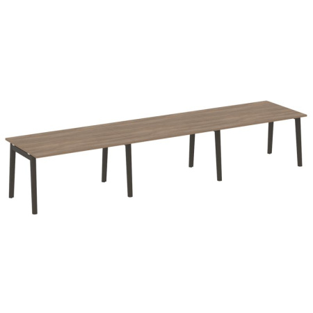 Onix Wood Стол переговорный (3 столешницы) OW.PRG-3.3 Дуб Аризона/Дуб Темный/Металл Антрацит 4140*980*750