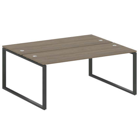 Metal System Рабочая станция на О-образном м/к БО.РАС-СП-2.5 Вяз Благородный/Металл Антрацит 1800*1475*750 Metal System Рабочая станция на О-образном м/к БО.РАС-СП-2.5 Вяз Благородный/Металл Антрацит 1800*1475*750