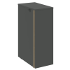Onix Тумба 4 ящика проходная, средняя O.R-TV-4 Тиквуд Светлый/Антрацит 436*767*1185