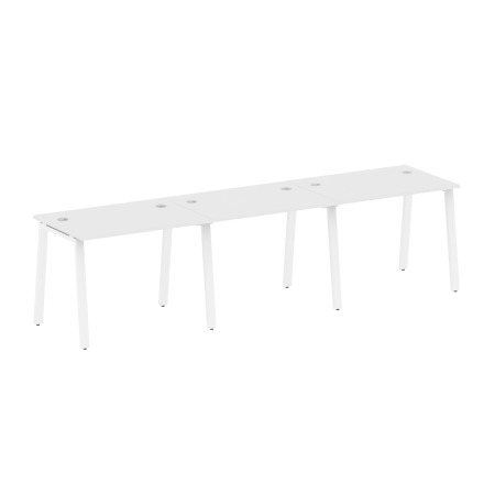 Metal System Рабочая станция на 3 места на А-образном м/к БА.СМ-3.1 Белый/Металл Белый 3000*720*750 Metal System Рабочая станция на 3 места на А-образном м/к БА.СМ-3.1 Белый/Металл Белый 3000*720*750