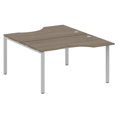 Metal System Рабочая станция криволинейная на П-образном м/к БП.РАС-СА-2.2 Вяз Благородный/Металл Серый 1400*1835*750 Metal System Рабочая станция криволинейная на П-образном м/к БП.РАС-СА-2.2 Вяз Благородный/Металл Серый 1400*1835*750