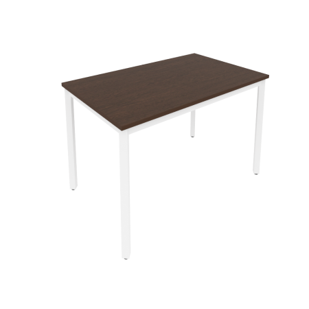 Slim Стол письменный на металлокаркасе С.СП-4 Венге Цаво/Металл Белый 1180*720*750 Slim Стол письменный на металлокаркасе С.СП-4 Венге Цаво/Металл Белый 1180*720*750