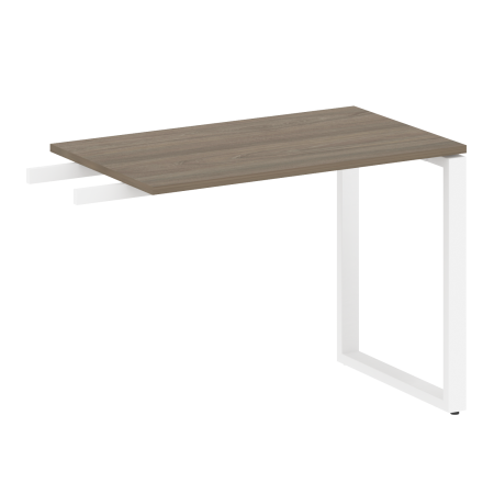 Metal System Приставной элемент на О-образном м/к БО.ПР-3 Вяз Благородный/Металл Белый 1000*600*750 Metal System Приставной элемент на О-образном м/к БО.ПР-3 Вяз Благородный/Металл Белый 1000*600*750