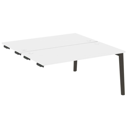 Onix Wood Стол-приставка двойной OW.D.SPR-4.8 Белый Бриллиант/Дуб Темный/Металл Антрацит 1580*1635*750 Onix Wood Стол-приставка двойной OW.D.SPR-4.8 Белый Бриллиант/Дуб Темный/Металл Антрацит 1580*1635*750