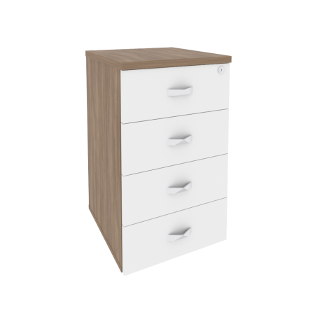 Onix Тумба приставная O.TP-4 Дуб Аризона/Белый Бриллиант 432*460*750 Onix Тумба приставная O.TP-4 Дуб Аризона/Белый Бриллиант 432*460*750