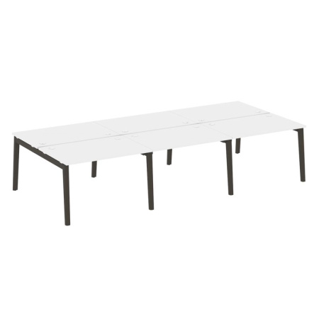 Onix Wood Рабочая станция OW.D.RS-6.2.8 Белый Бриллиант/Дуб Темный/Металл Антрацит 3540*1635*750 Onix Wood Рабочая станция OW.D.RS-6.2.8 Белый Бриллиант/Дуб Темный/Металл Антрацит 3540*1635*750