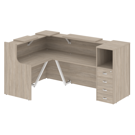 Onix Ресепшн O.R-K-25 Дуб Аттик 2373*1568*1187 Onix Ресепшн O.R-K-25 Дуб Аттик 2373*1568*1187