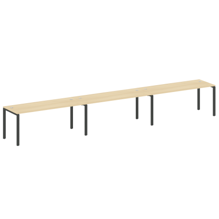 Metal System Рабочая станция на 3 места на П-образном м/к БП.СМ-3.5 Акация Лорка/Металл Антрацит 5400*720*750 Metal System Рабочая станция на 3 места на П-образном м/к БП.СМ-3.5 Акация Лорка/Металл Антрацит 5400*720*750