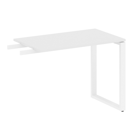 Metal System Приставной элемент на О-образном м/к БО.ПР-3 Белый/Металл Белый 1000*600*750 Metal System Приставной элемент на О-образном м/к БО.ПР-3 Белый/Металл Белый 1000*600*750