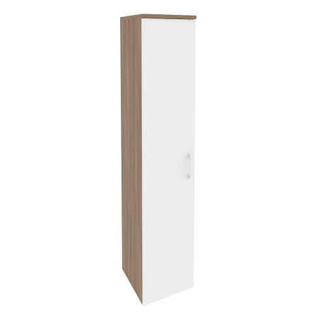 Onix Шкаф высокий узкий левый O.SU-1.9 (L) Дуб Аризона/Белый Бриллиант 400*420*1977 Onix Шкаф высокий узкий левый O.SU-1.9 (L) Дуб Аризона/Белый Бриллиант 400*420*1977
