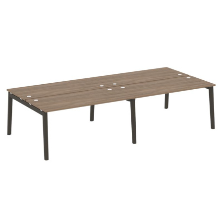 Onix Wood Рабочая станция OW.D.RS-4.4.7 Дуб Аризона/Дуб Темный/Металл Антрацит 3160*1475*750 Onix Wood Рабочая станция OW.D.RS-4.4.7 Дуб Аризона/Дуб Темный/Металл Антрацит 3160*1475*750