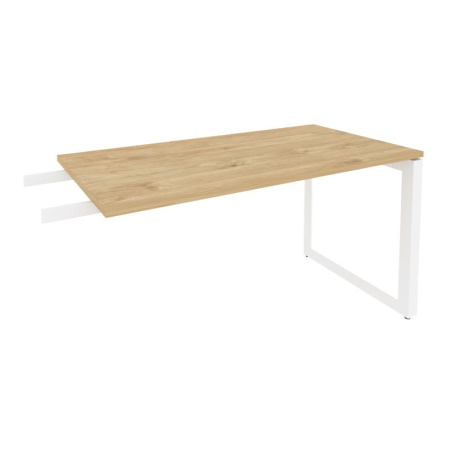 Onix Direct Брифинг-приставка на О-образном м/к O.MO-BR-13 Тиквуд Светлый/Металл Белый 1380*720*750 Onix Direct Брифинг-приставка на О-образном м/к O.MO-BR-13 Тиквуд Светлый/Металл Белый 1380*720*750