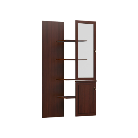 Ministry MNS2954402 Наполнение шкафа 1 створка левая 500x516x1964 орех южный Ministry MNS2954402 Наполнение шкафа 1 створка левая 500x516x1964 орех южный