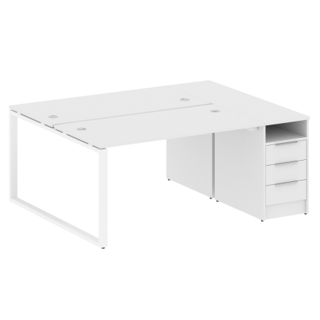 Metal System Рабочая станция с тумбой на О-образном м/к БО.РС-СТП-2.3 Белый/Металл Белый 1812*1475*750 Metal System Рабочая станция с тумбой на О-образном м/к БО.РС-СТП-2.3 Белый/Металл Белый 1812*1475*750